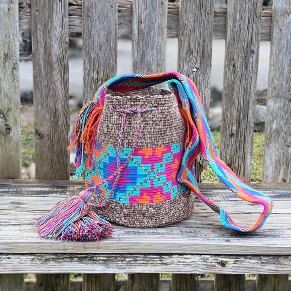Colombian Crafts By Paola Handbags - 🔴 SOLD 🔴 Authentic Nuanced Wayuu Mochila Bag